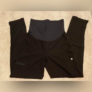 FIGS Maternity Black Small Yolas